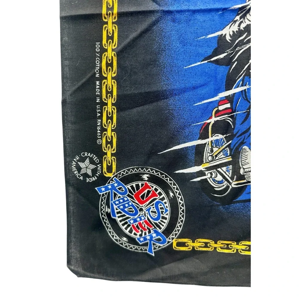 Vintage Harley-Davidson US Rider bandanna 21x20‎ Inches
